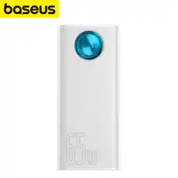 Decathlon Baseus amblight powerbank 30000mah 65w pd, 5x usb, usb-c qc 3.0 aanbieding