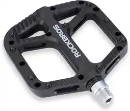 Decathlon ROCKBROS Platte Fietspedalen VTT BMX 9/16 Nylon Antislip aanbieding