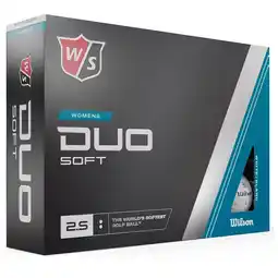 Decathlon Wilson Duo Soft Vrouwen Golfballen Wit aanbieding