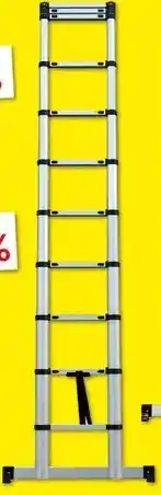 Hubo TELESCOPISCHE LADDER max. 320 cm aanbieding