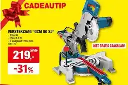 Hubo VERSTEKZAAG GCM 80 SJ aanbieding