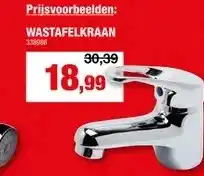 Hubo WASTAFELKRAAN aanbieding