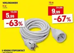 Hubo VERLENGSNOER 5m aanbieding