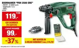Hubo BOORHAMER PBH 2500 SRE aanbieding