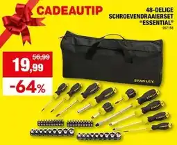 Hubo 48-DELIGE SCHROEVENDRAAIERSET ESSENTIAL aanbieding