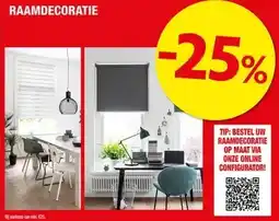 Hubo RAAMDECORATIE aanbieding