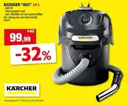 Hubo ASZUIGER AD2 14 L aanbieding
