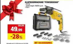Hubo KLOPBOORMACHINE POWXBOX008 aanbieding