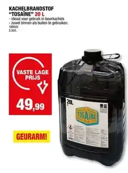 Hubo KACHELBRANDSTOF TOSAINE 20 L aanbieding
