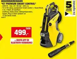 Hubo HOGEDRUKREINIGER K7 PREMIUM SMART CONTROL aanbieding
