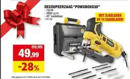 Hubo DECOUPEERZAAG POWXBOX030 aanbieding