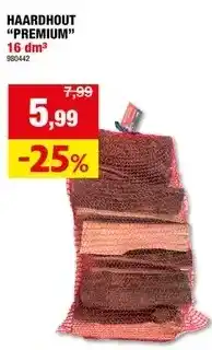 Hubo HAARDHOUT aanbieding