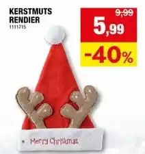 Hubo KERSTMUTS RENDIER aanbieding