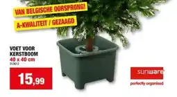 Hubo VOET VOOR KERSTBOOм 40 x 40 cm aanbieding