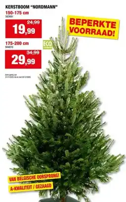 Hubo KERSTBOOM “NORDMANN” 150-175 cm aanbieding