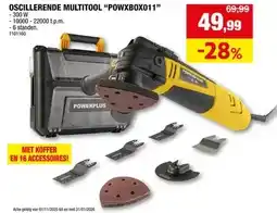 Hubo OSCILLERENDE MULTITOOL POWXBOX011 aanbieding