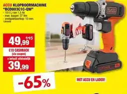 Hubo ACCU KLOPBOORMACHINE BCD003C1C-QW aanbieding