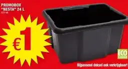 Hubo PROMOBOX NESTA 24 L aanbieding