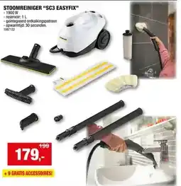 Hubo STOOMREINIGER SC3 EASYFIX aanbieding
