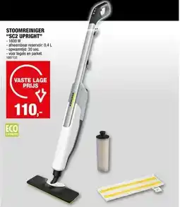 Hubo STOOMREINIGER SC2 UPRIGHT aanbieding