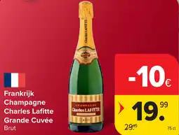 Carrefour Champagne Charles Lafitte Grande Cuvée Brut aanbieding