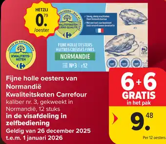 Fijne holle oesters van Normandië