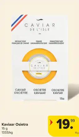 Carrefour Kaviaar Osietra aanbieding