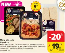 Carrefour Menu à la carte Carrefour aanbieding