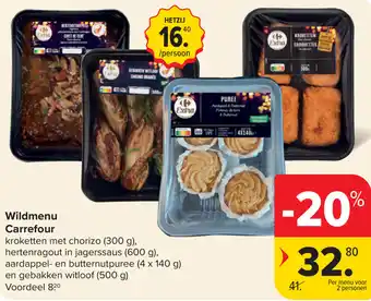Wildmenu Carrefour