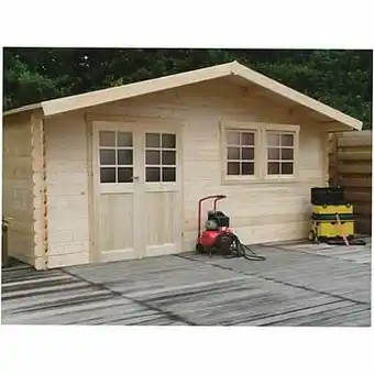 Brico Solid tuinhuis Vernier geïmpregneerd hout 538x538cm aanbieding
