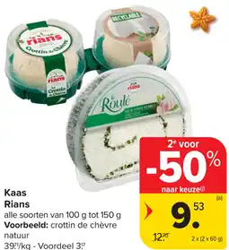 Carrefour Rians kaas aanbieding