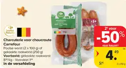 Carrefour Charcuterie voor choucroute Carrefour aanbieding
