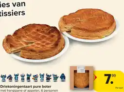 Carrefour Driekoningentaart pure boter aanbieding