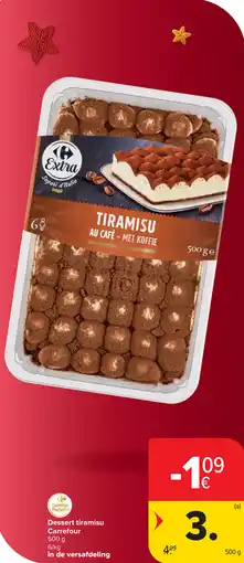 Carrefour Dessert tiramisu Carrefour aanbieding