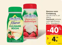 Carrefour Carlsbourg Gamma room aanbieding