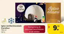 Carrefour Igloo vanille/chocolade aanbieding
