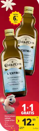 Carrefour Costa d'Oro Extra zuivere olijfolie aanbieding