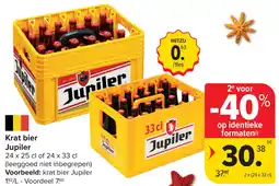Carrefour Jupiler Krat bier aanbieding