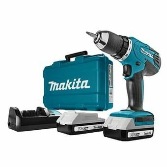 GAMMA Makita accuboormachine DF457DWE 18 V Li-ion aanbieding