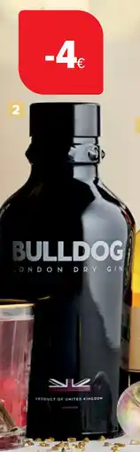 Carrefour London Dry Gin Bulldog 40% aanbieding