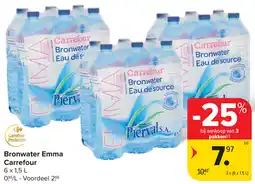 Carrefour Bronwater Emma Carrefour aanbieding