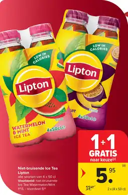 Carrefour Niet Bruisende Ice Tea Lipton aanbieding
