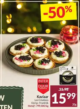 Intermarché Kaviaar Les Créations aanbieding
