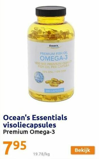 Action Ocean`s essentials visoliecapsules aanbieding