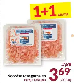 Intermarché Noordse roze garnalen aanbieding