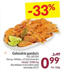 Intermarché Gekookte Gamba's aanbieding