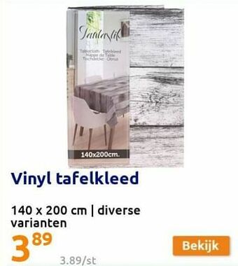 Action Vinyl tafelkleed aanbieding