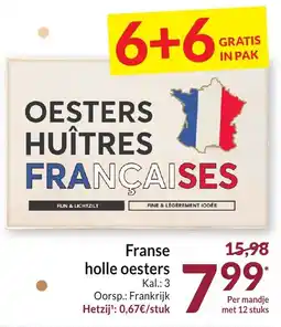 Intermarché Franse holle oesters aanbieding