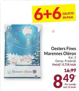 Intermarché Oesters Fines Marennes Oléron aanbieding