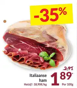 Intermarché Italiaanse Ham aanbieding